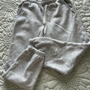 Fabletics Light Gray Jogger Sweatpants